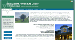 Desktop Screenshot of jewishcenterchautauqua.org